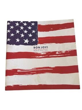 Bon Jovi One Wild Night World Tour 2001 Tour Book